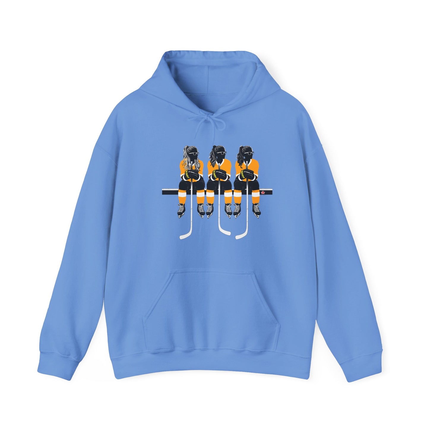 Power Females Yellow design -Unisex Heavy Blend™ Hooded Sweatshirt