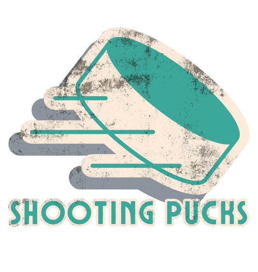 Shooting Pucks Long Sleeve T-Shirt Men's - BritBoyDesigns