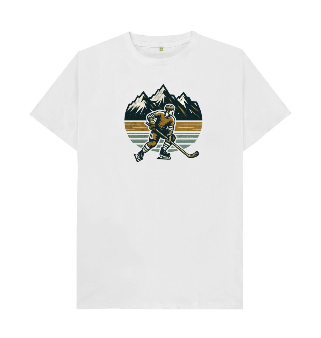 White Retro Skater on Ice