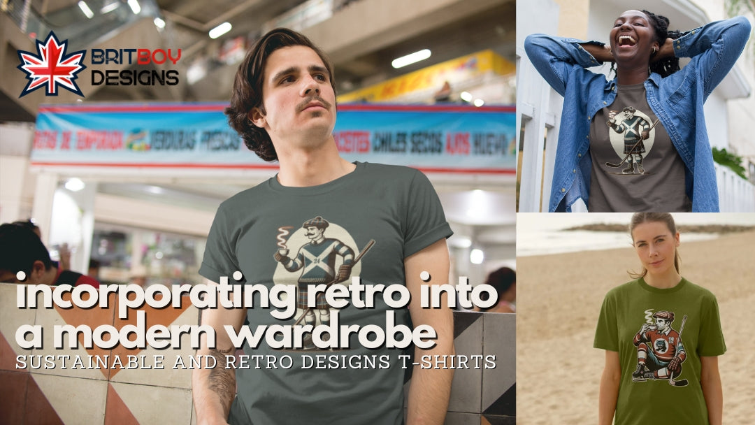 Buying Sustainable and Retro Designs T-Shirts from BritBoy Designs