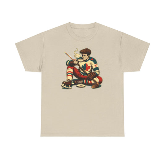 27 and Tea- Heavy Cotton T-Shirt with retro graphic - BritBoyDesigns