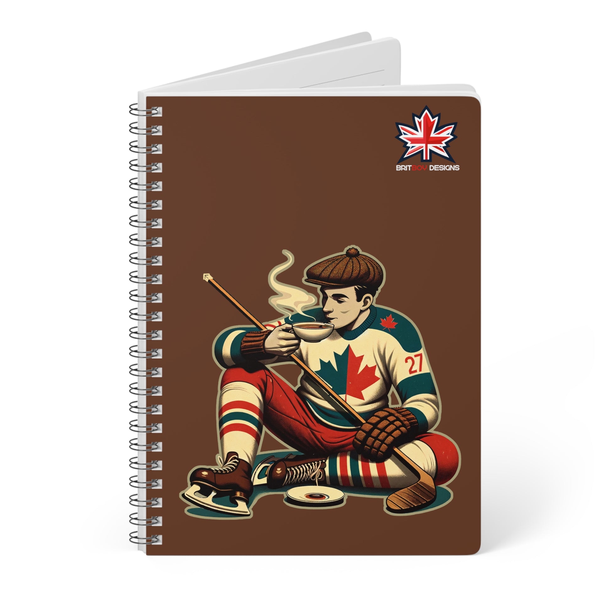 A5 Notebook 27 & Tea - BritBoyDesigns