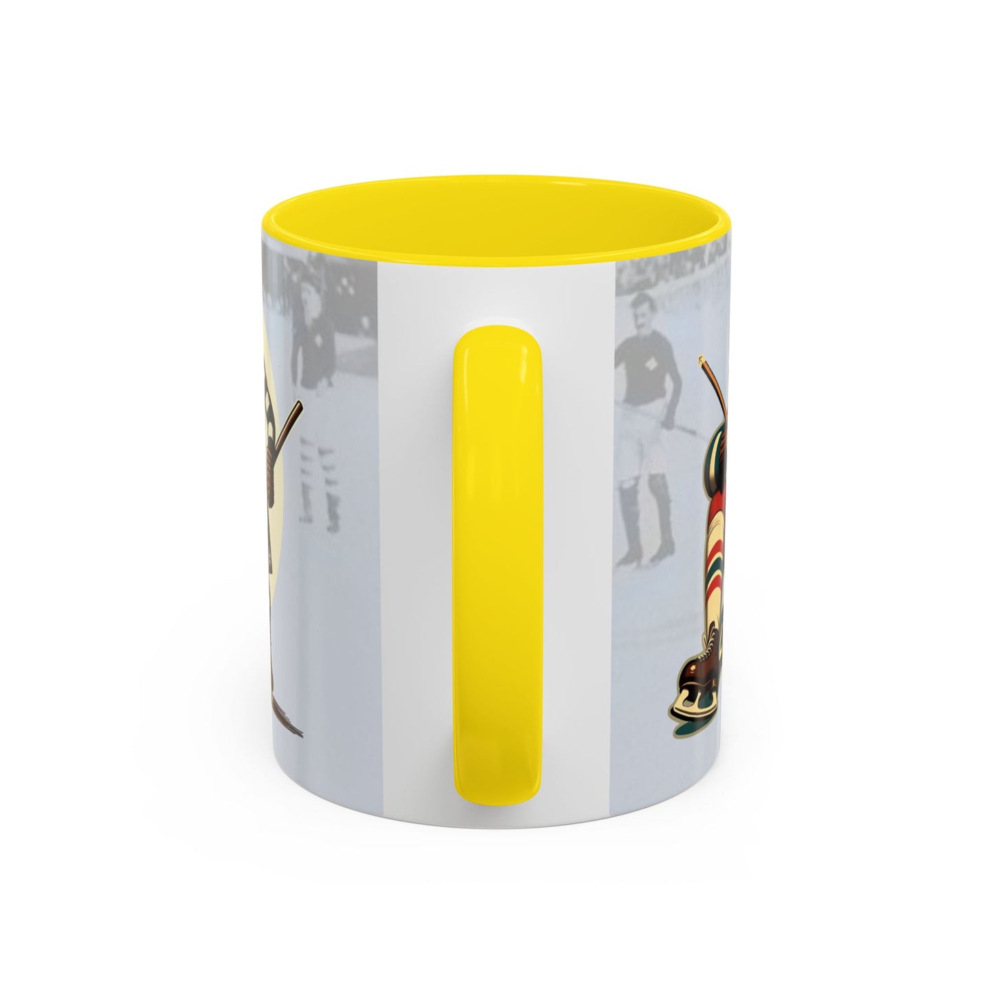 Vintage Hockey Coffee Mug - Canada and Scotland United - BritBoyDesigns