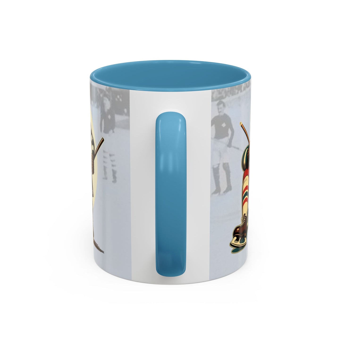 Vintage Hockey Coffee Mug - Canada and Scotland United - BritBoyDesigns