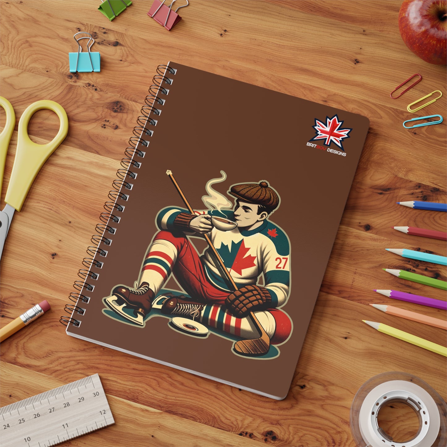 A5 Notebook 27 & Tea - BritBoyDesigns