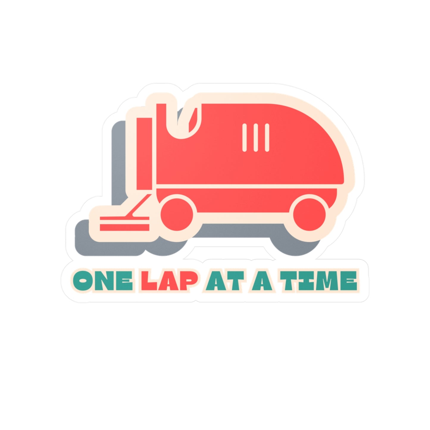 One Lap at a Time Vinyl - BritBoyDesigns