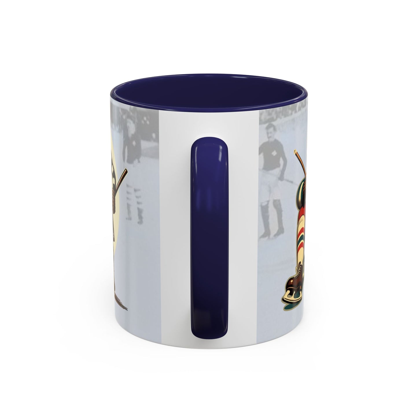 Vintage Hockey Coffee Mug - Canada and Scotland United - BritBoyDesigns