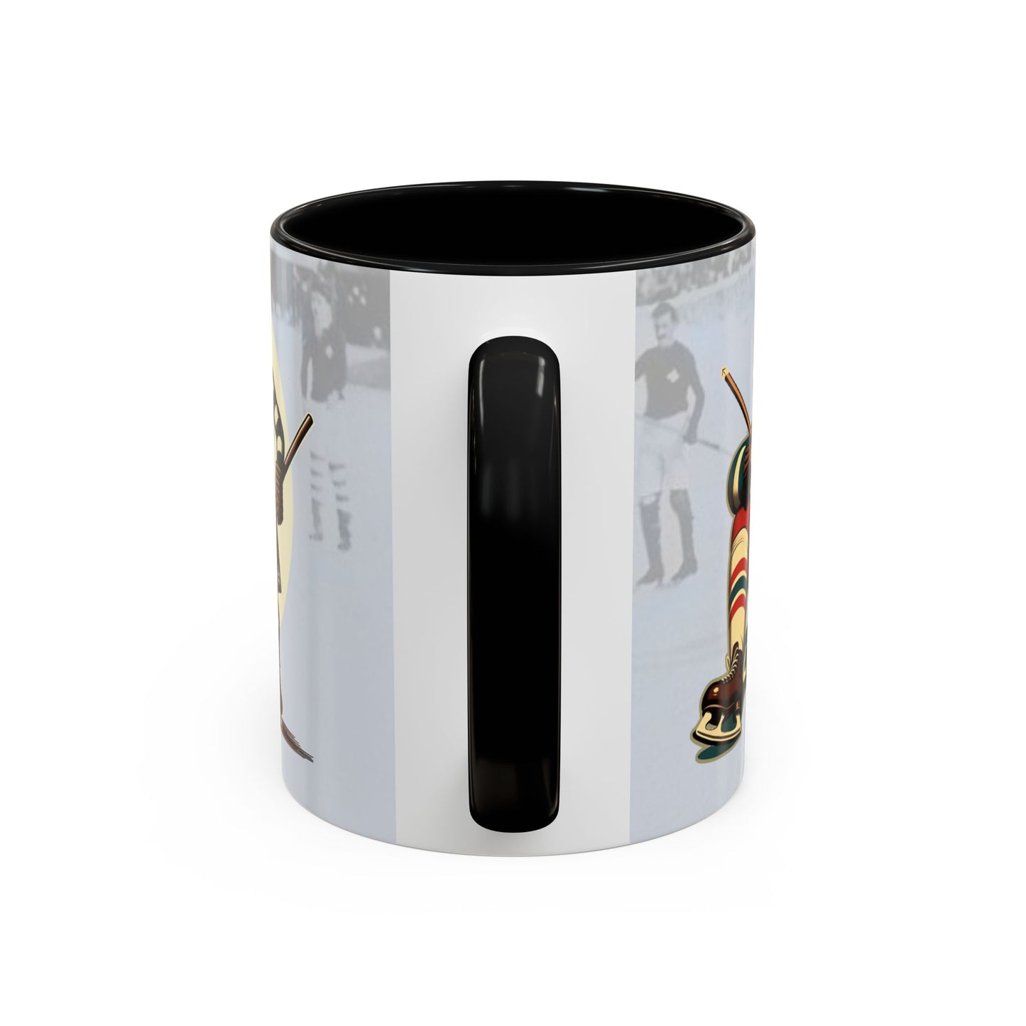 Vintage Hockey Coffee Mug - Canada and Scotland United - BritBoyDesigns