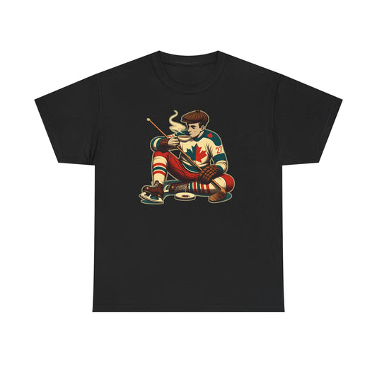 27 and Tea- Heavy Cotton T-Shirt with retro graphic - BritBoyDesigns