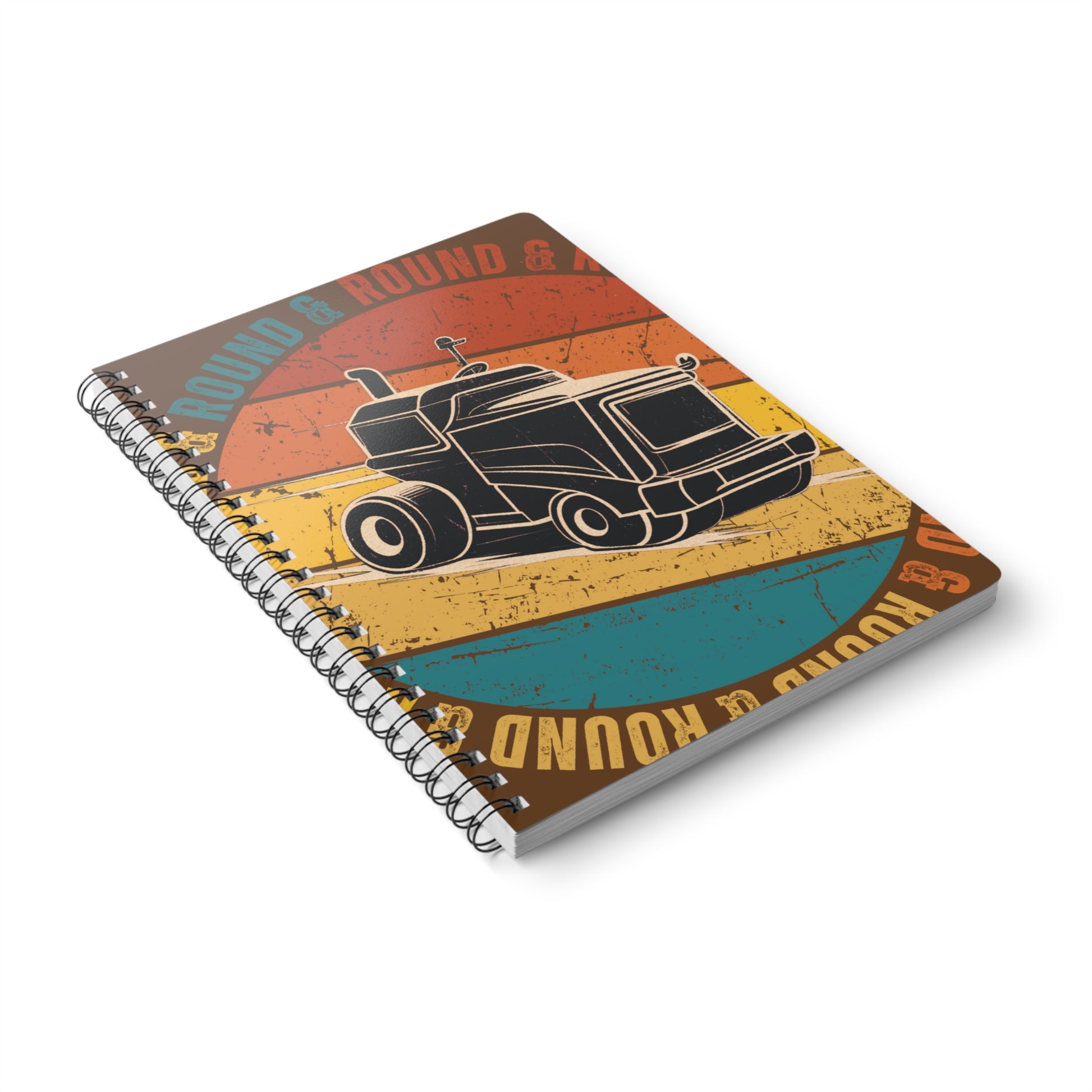 Wirobound Softcover Notebook, A5 - BritBoyDesigns