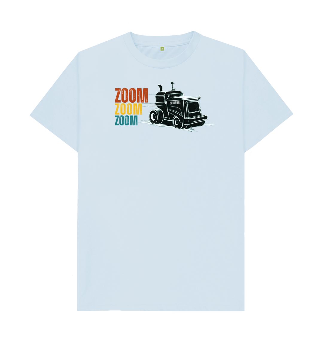 Sky Blue Zoom Zoom Zoom Zamboni - Unisex T-shirt