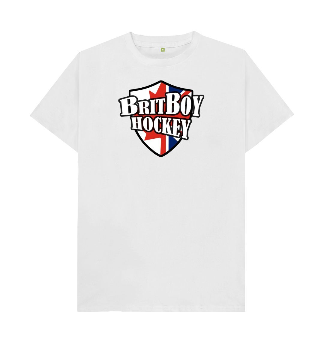 White BritBoy Hockey TShirt