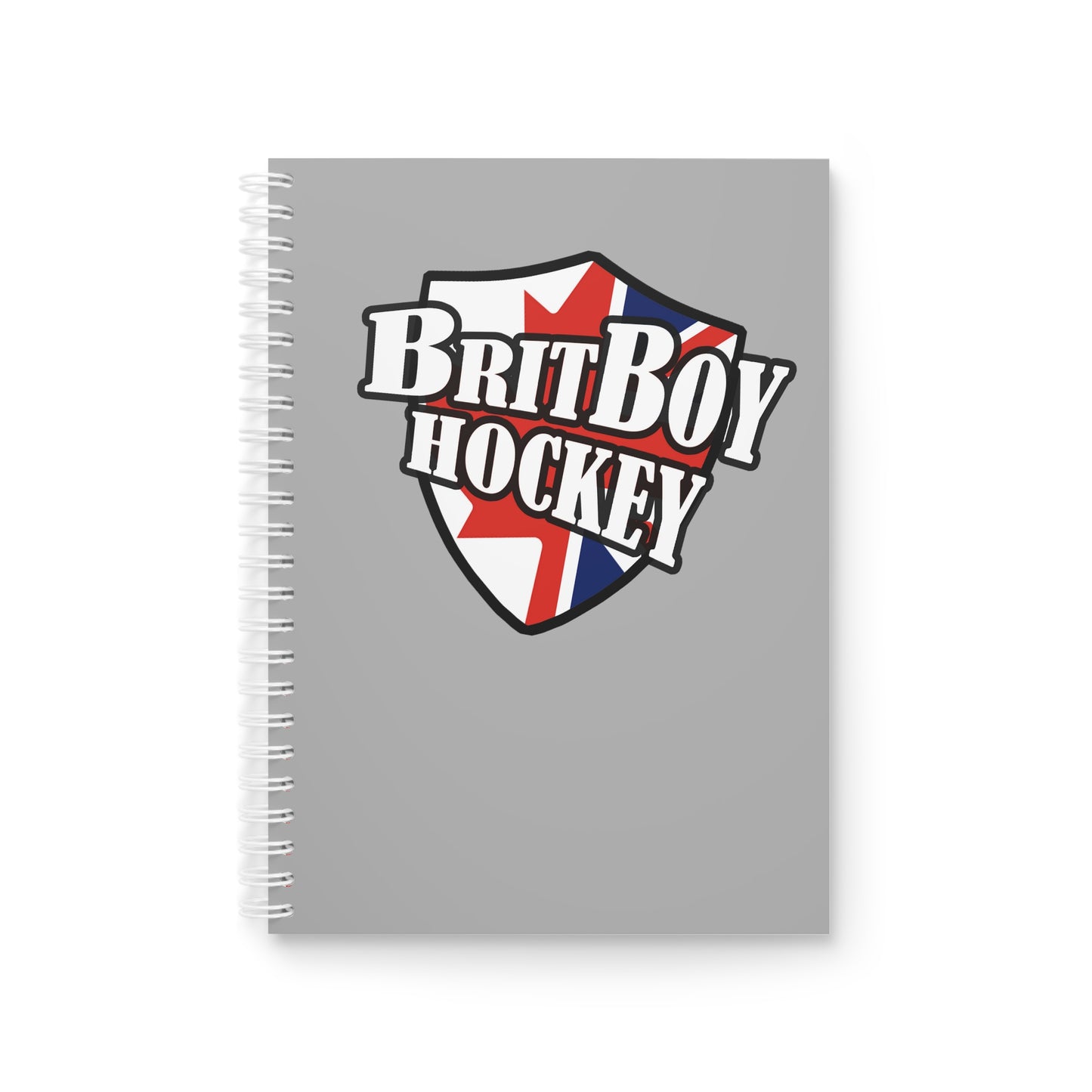 BritBoy Hockey - Spiral Notebook - BritBoyDesigns