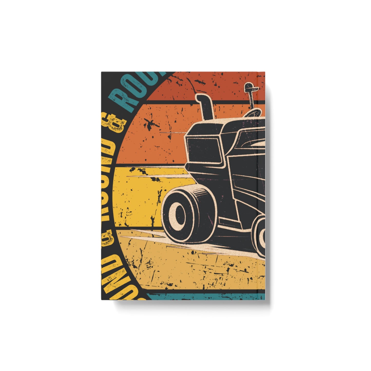 Zamboni Round and Round Retro Hard Backed Journal - BritBoyDesigns