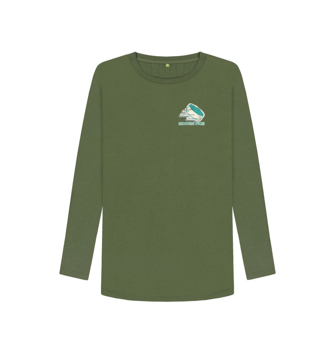 Khaki Shooting Pucks Long Sleeve Women's