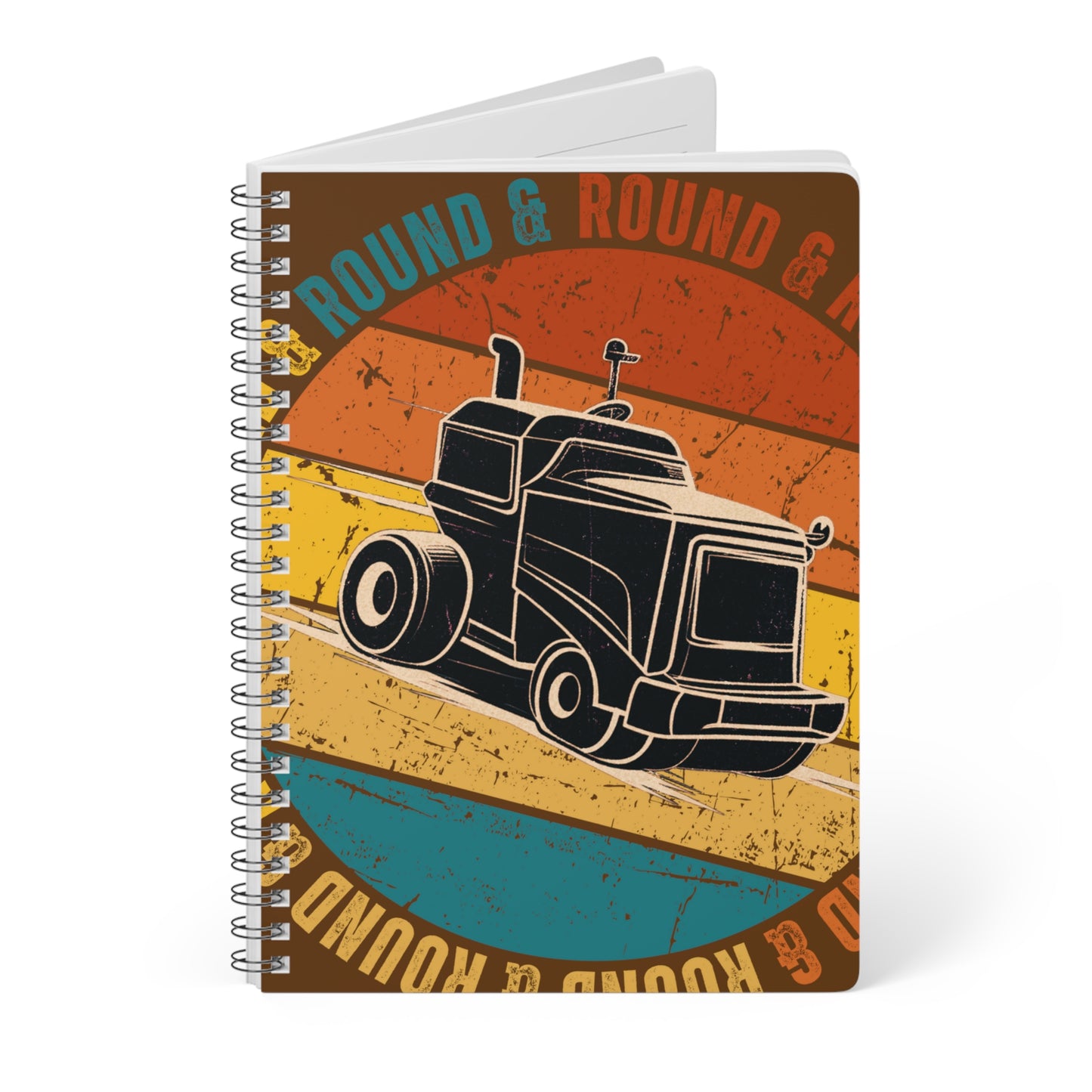 Wirobound Softcover Notebook, A5 - BritBoyDesigns