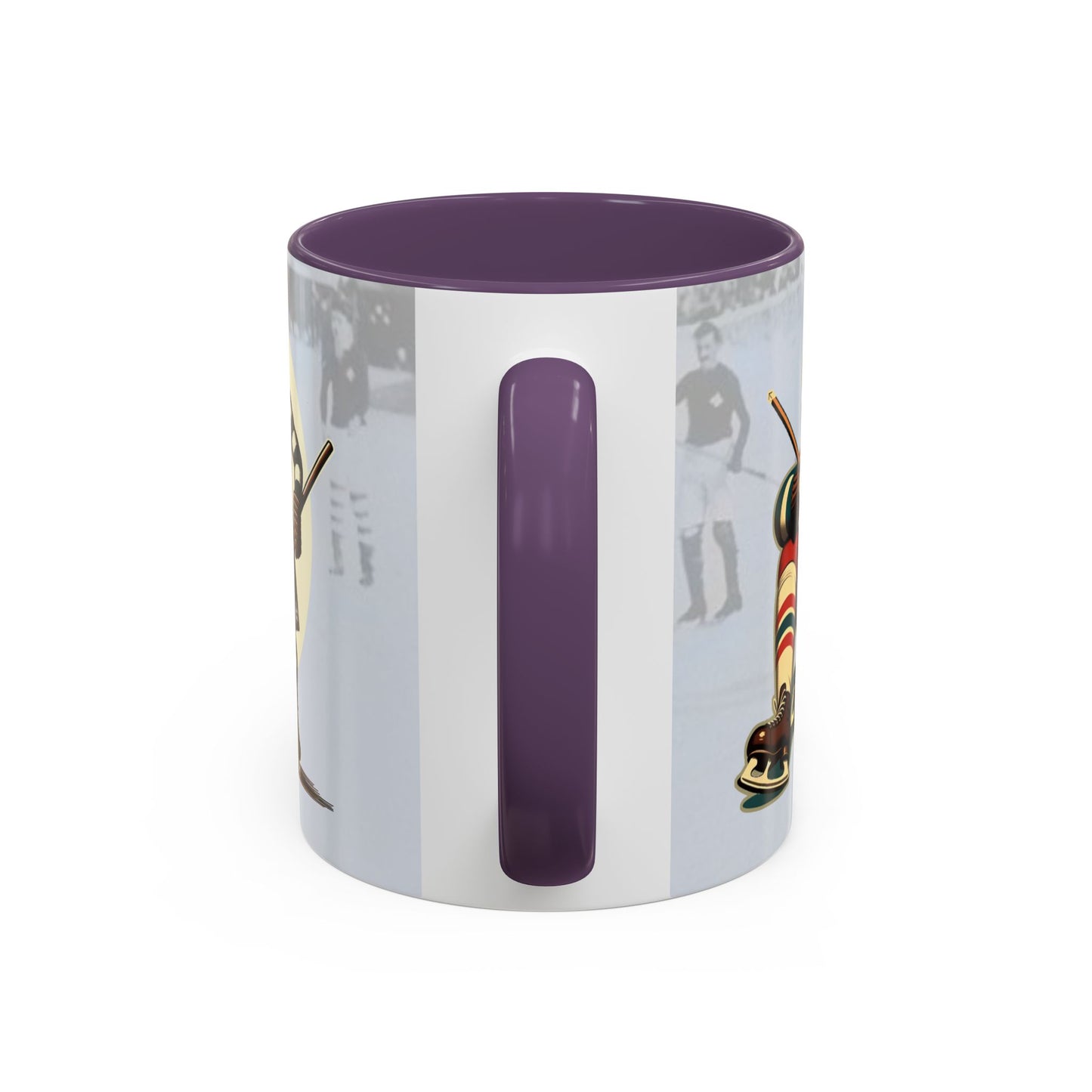 Vintage Hockey Coffee Mug - Canada and Scotland United - BritBoyDesigns