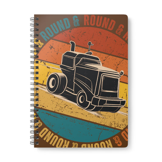 Wirobound Softcover Notebook, A5 - BritBoyDesigns