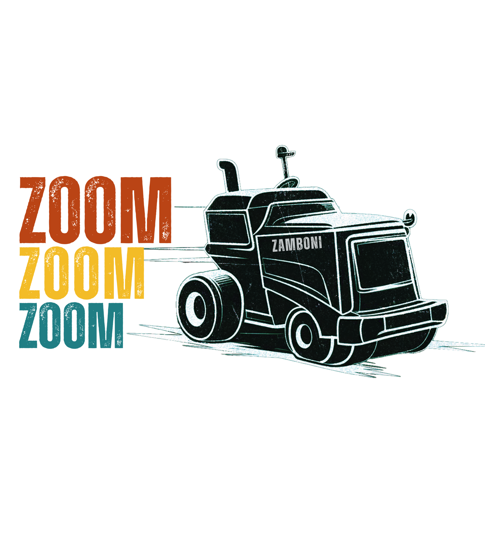 Zoom Zoom Zoom Zamboni - Unisex T-shirt - BritBoyDesigns