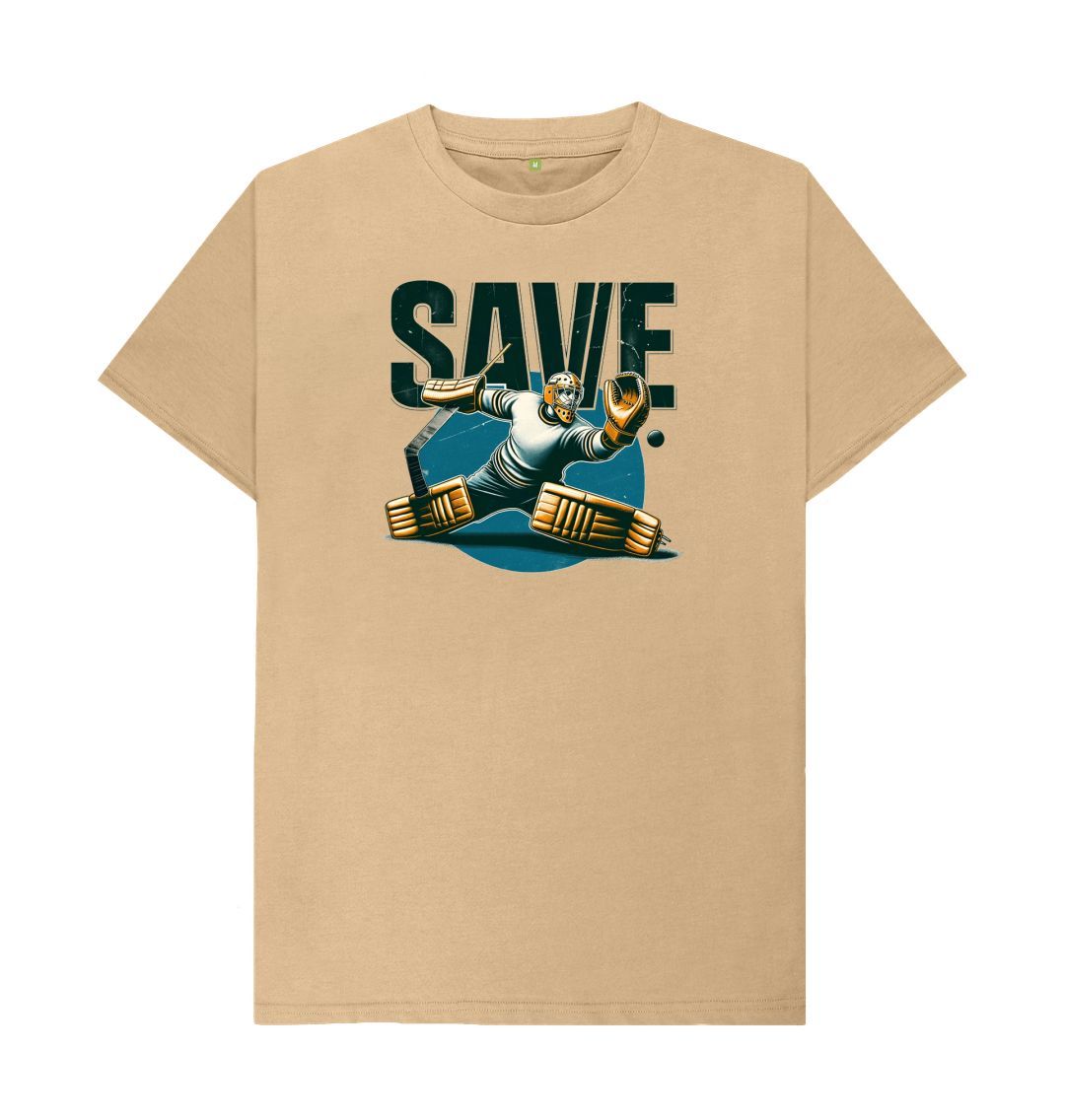 Sand Retro - Save, the Ice Hockey Goal Keeper