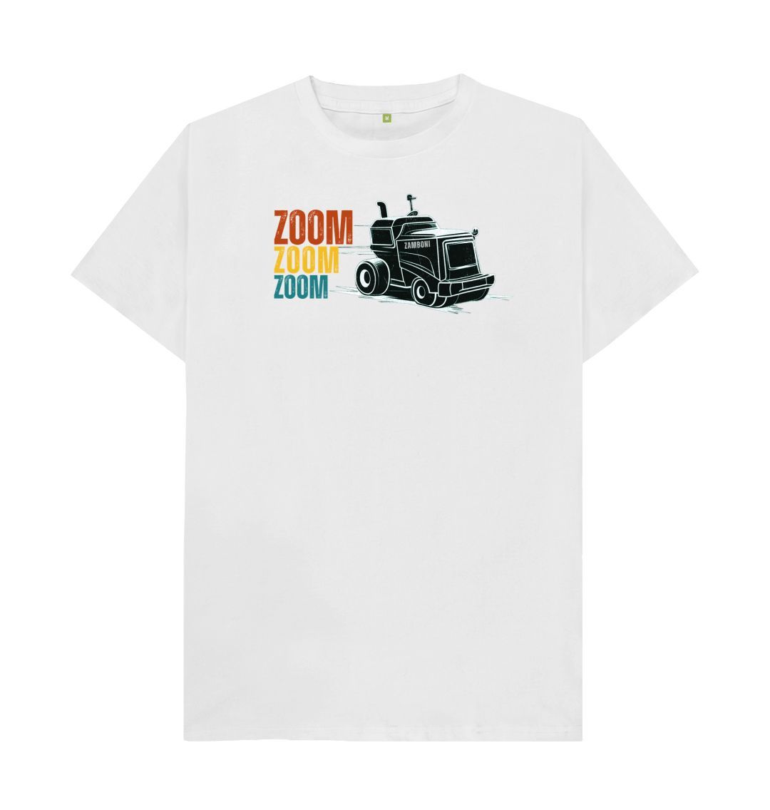 White Zoom Zoom Zoom Zamboni - Unisex T-shirt