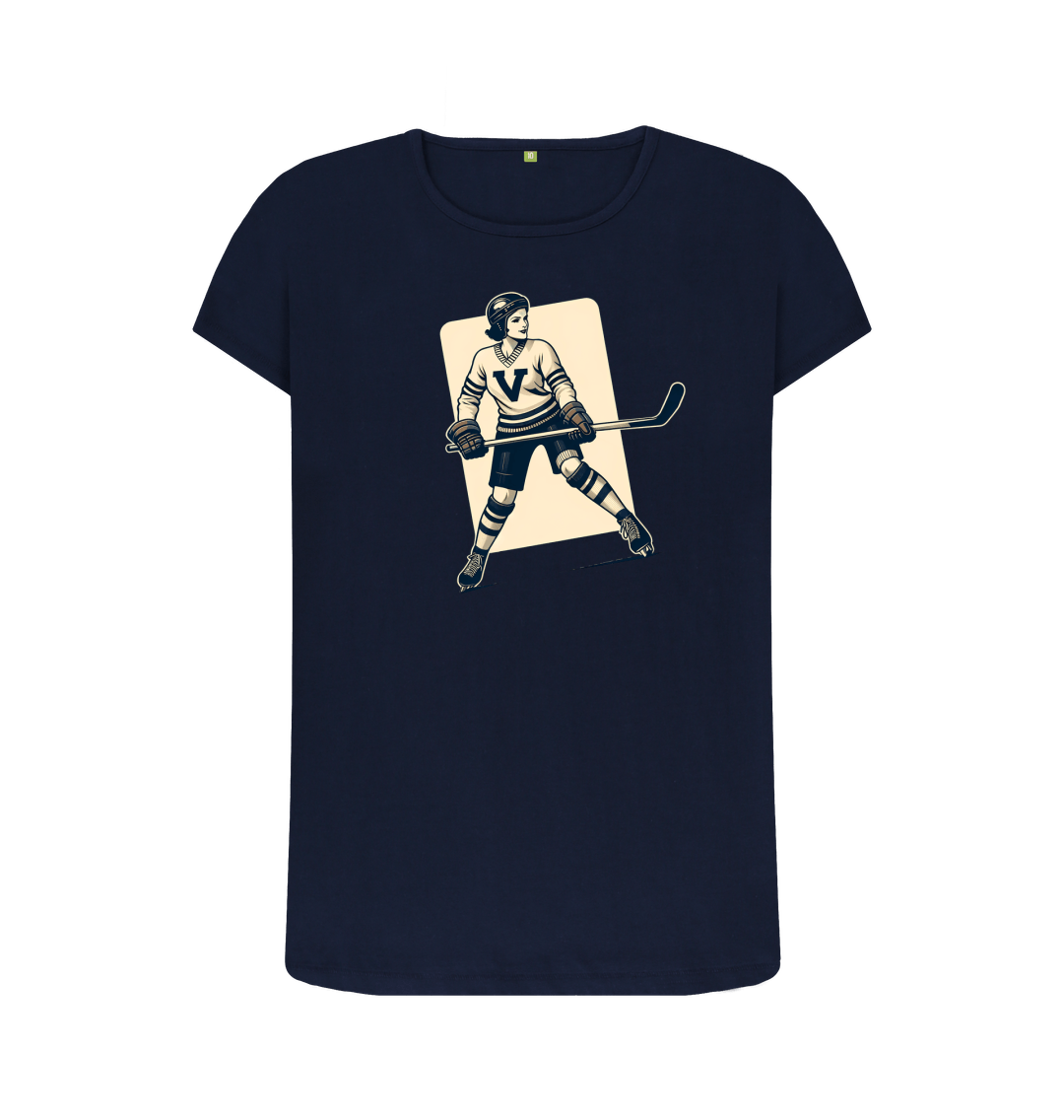 Navy Blue Printed T-shirt Front
