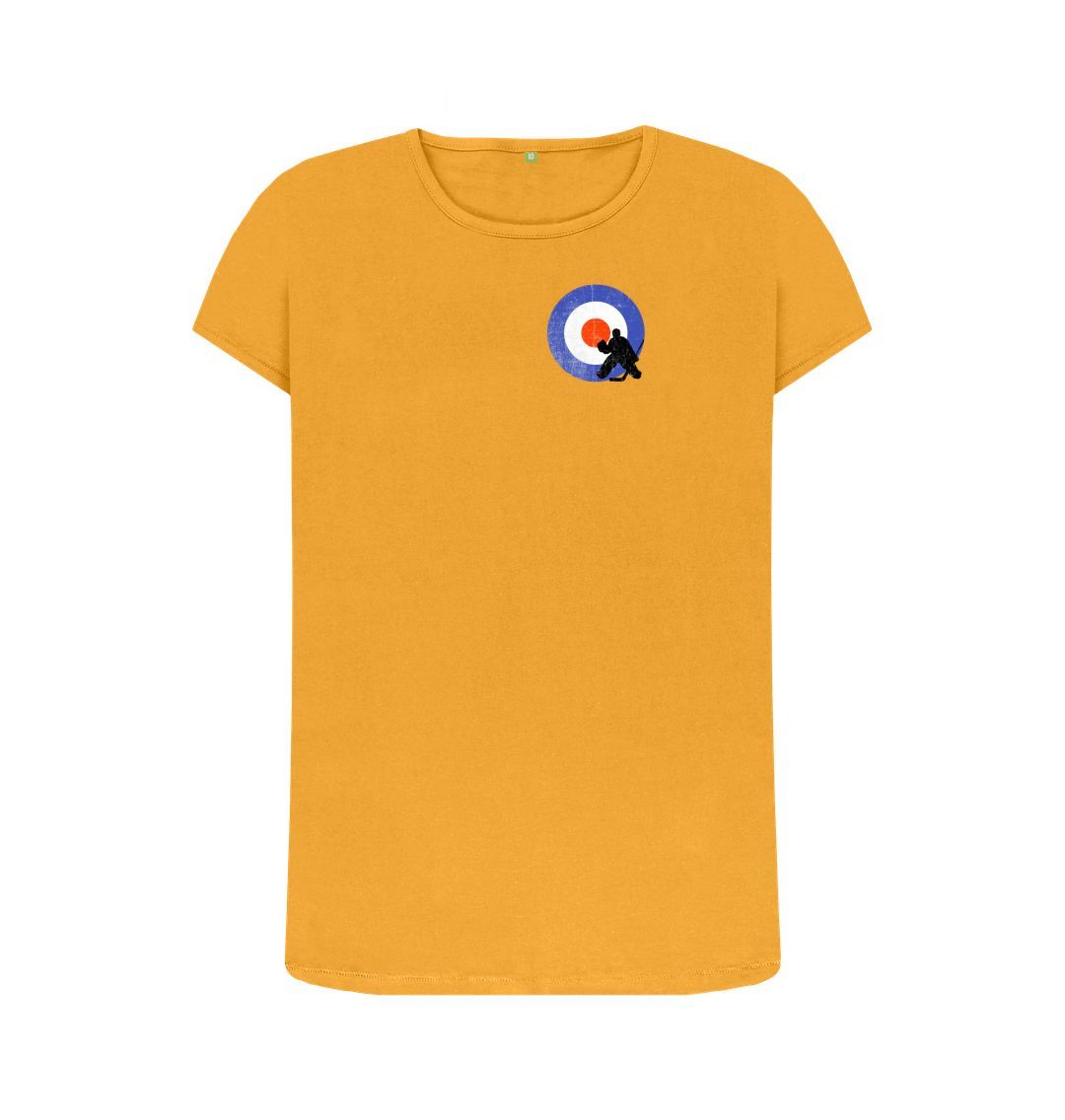 Mustard Target Protector - Scoop Neck Womens