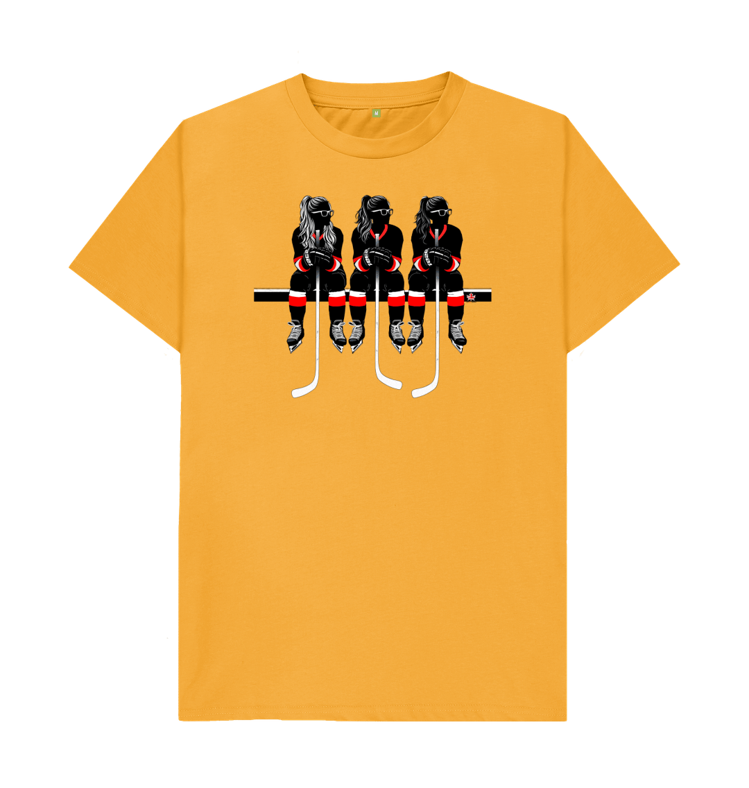 Mustard Red-White Bench Unisex t-shirt