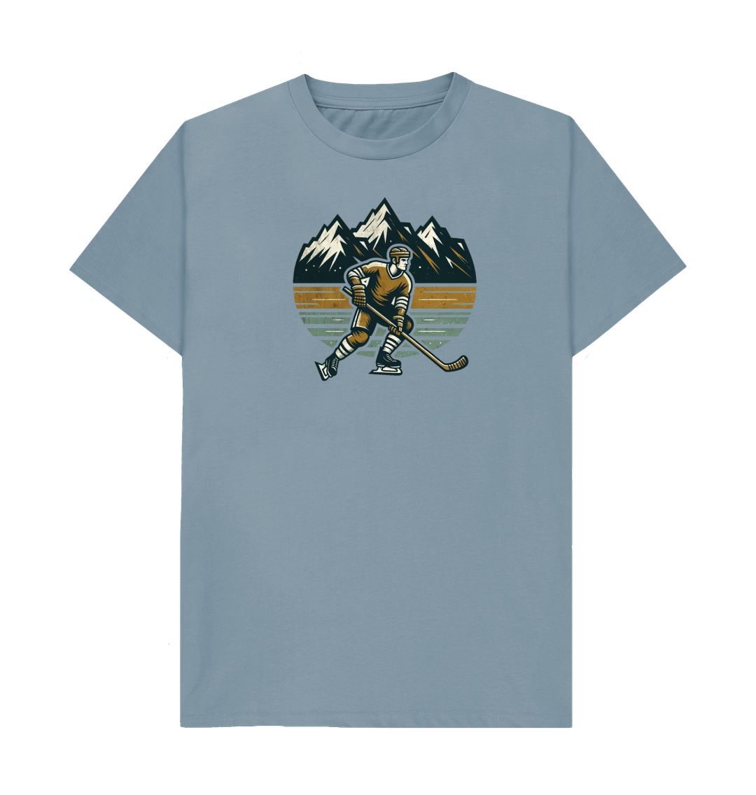 Stone Blue Retro Skater on Ice