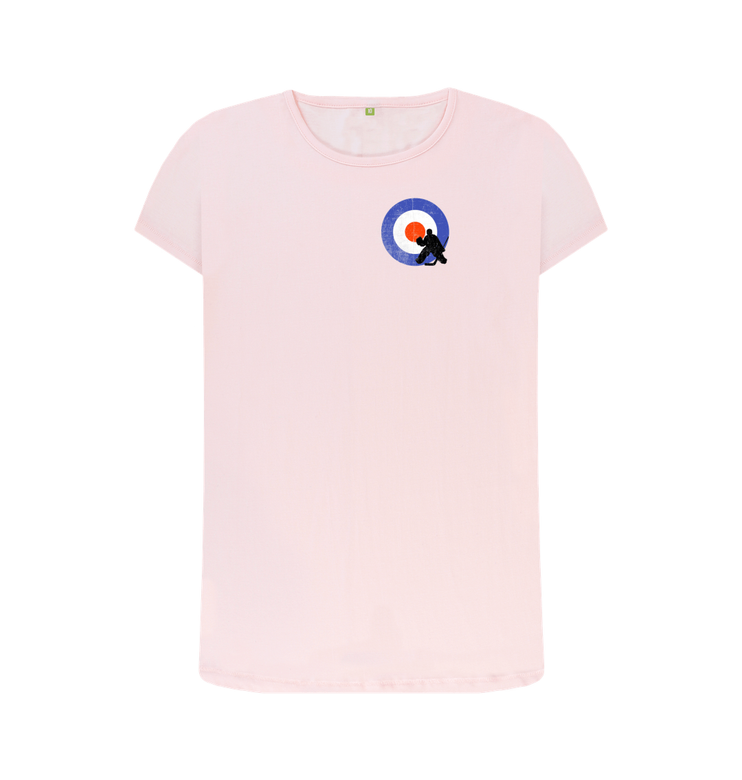 Pink Printed T-shirt Front