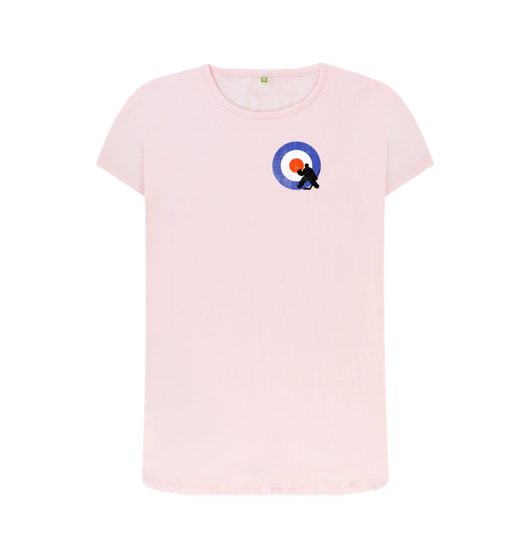 Pink Target Protector - Scoop Neck Womens