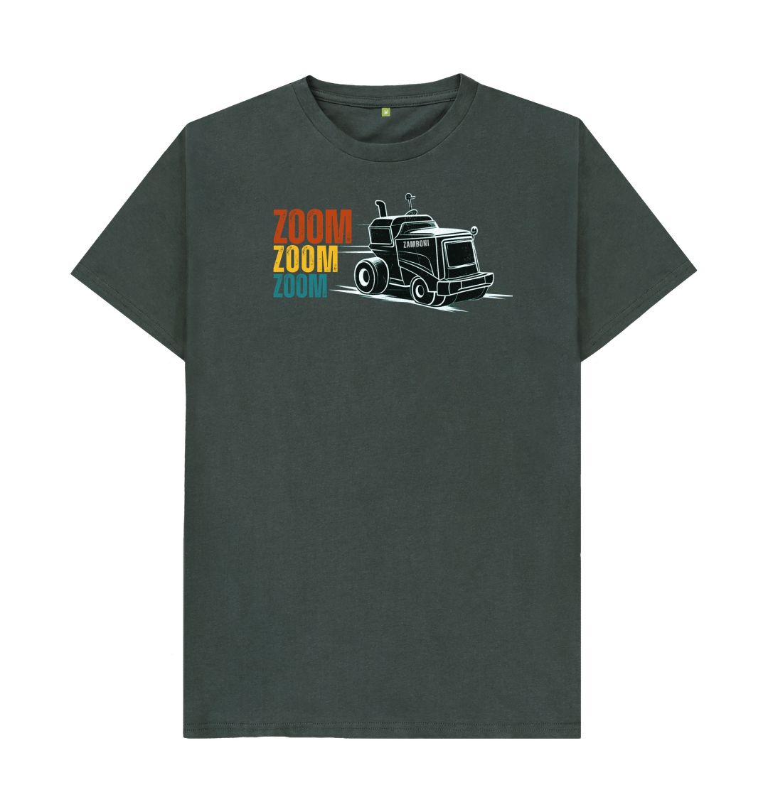 Dark Grey Zoom Zoom Zoom Zamboni - Unisex T-shirt