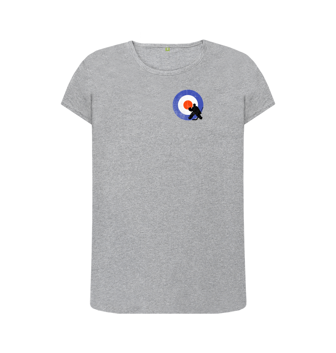 Athletic Grey Printed T-shirt Front
