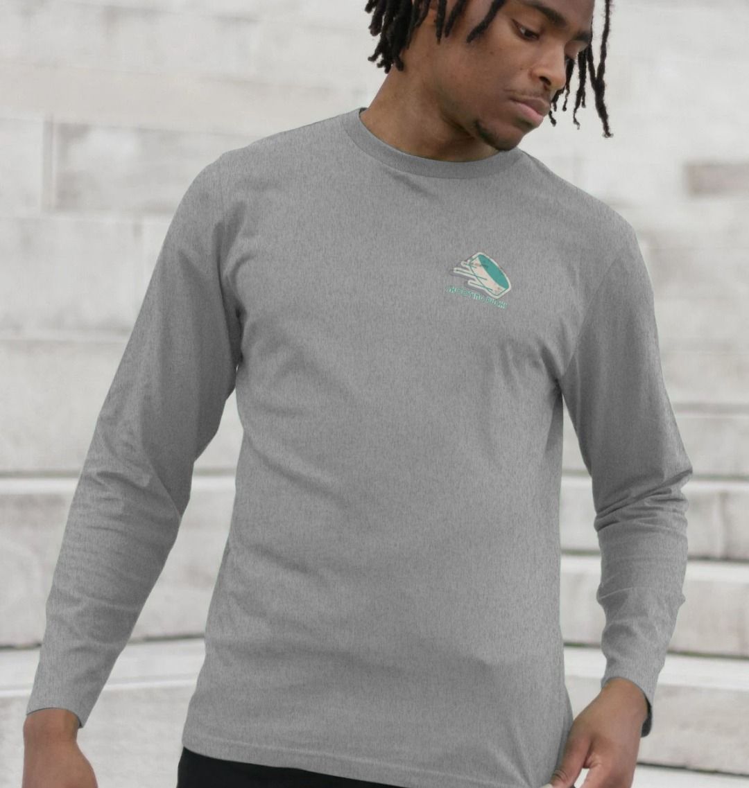 Shooting Pucks Long Sleeve T-Shirt Men's - BritBoyDesigns