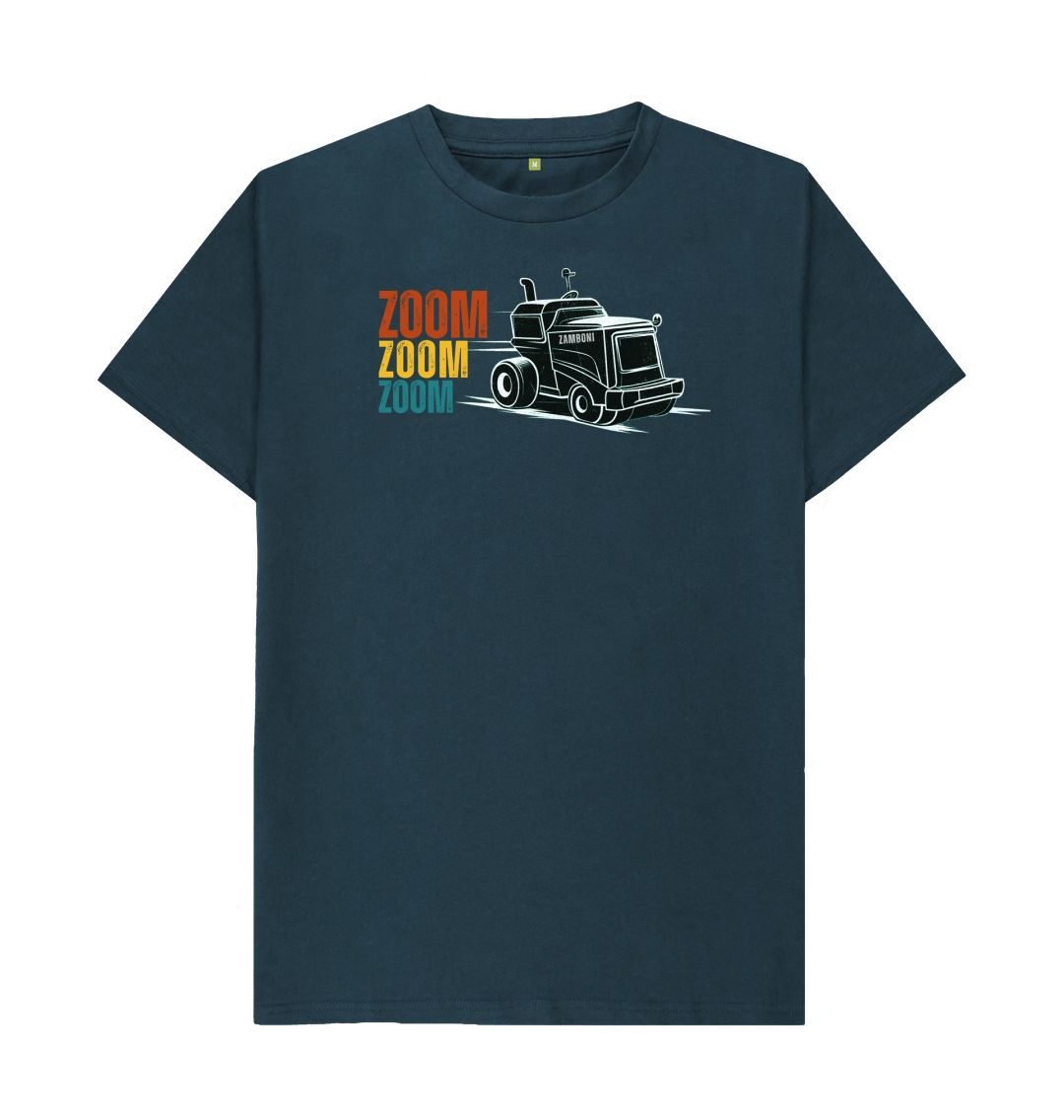 Denim Blue Zoom Zoom Zoom Zamboni - Unisex T-shirt