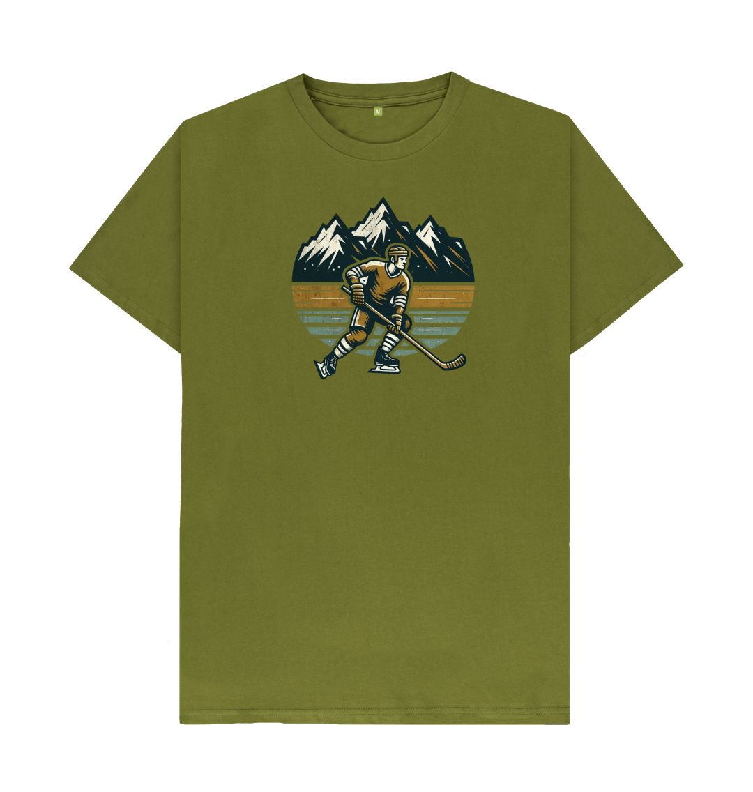 Moss Green Retro Skater on Ice