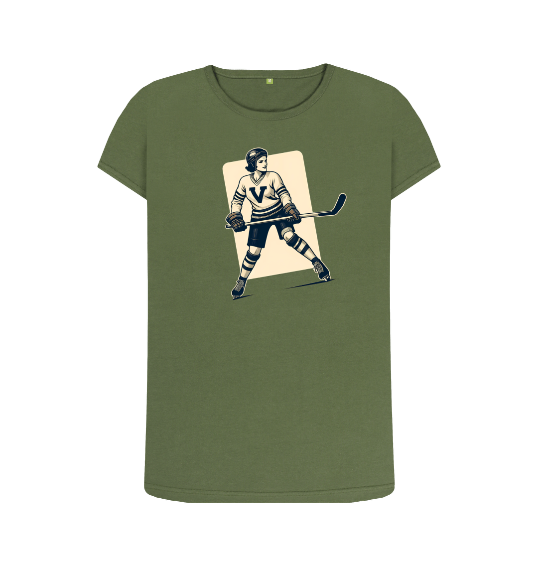 Khaki Printed T-shirt Front