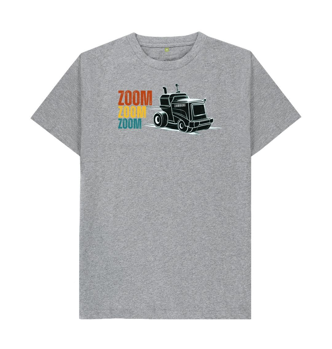 Athletic Grey Zoom Zoom Zoom Zamboni - Unisex T-shirt