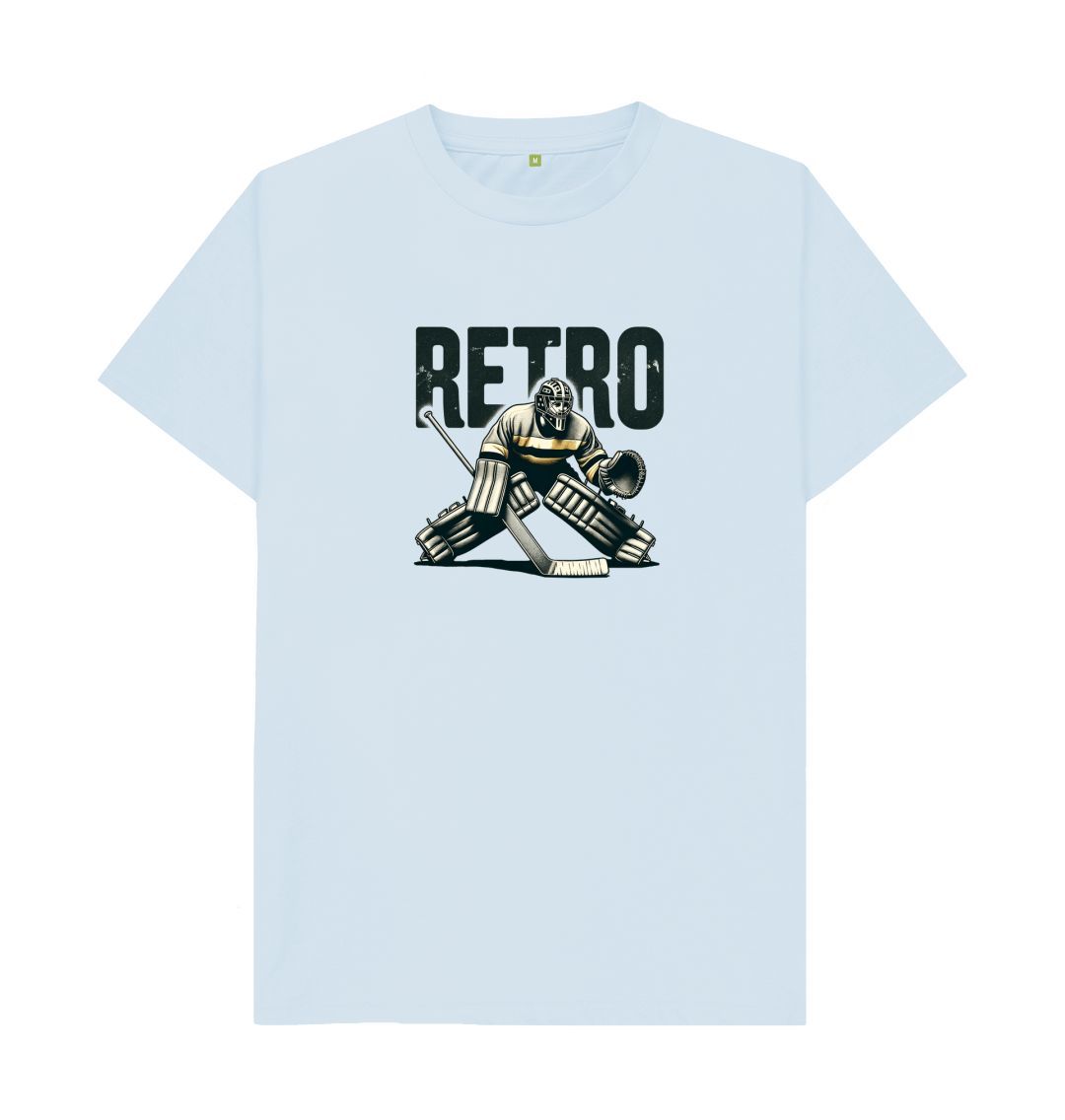 Sky Blue Retro - The Ice Hockey Keeper