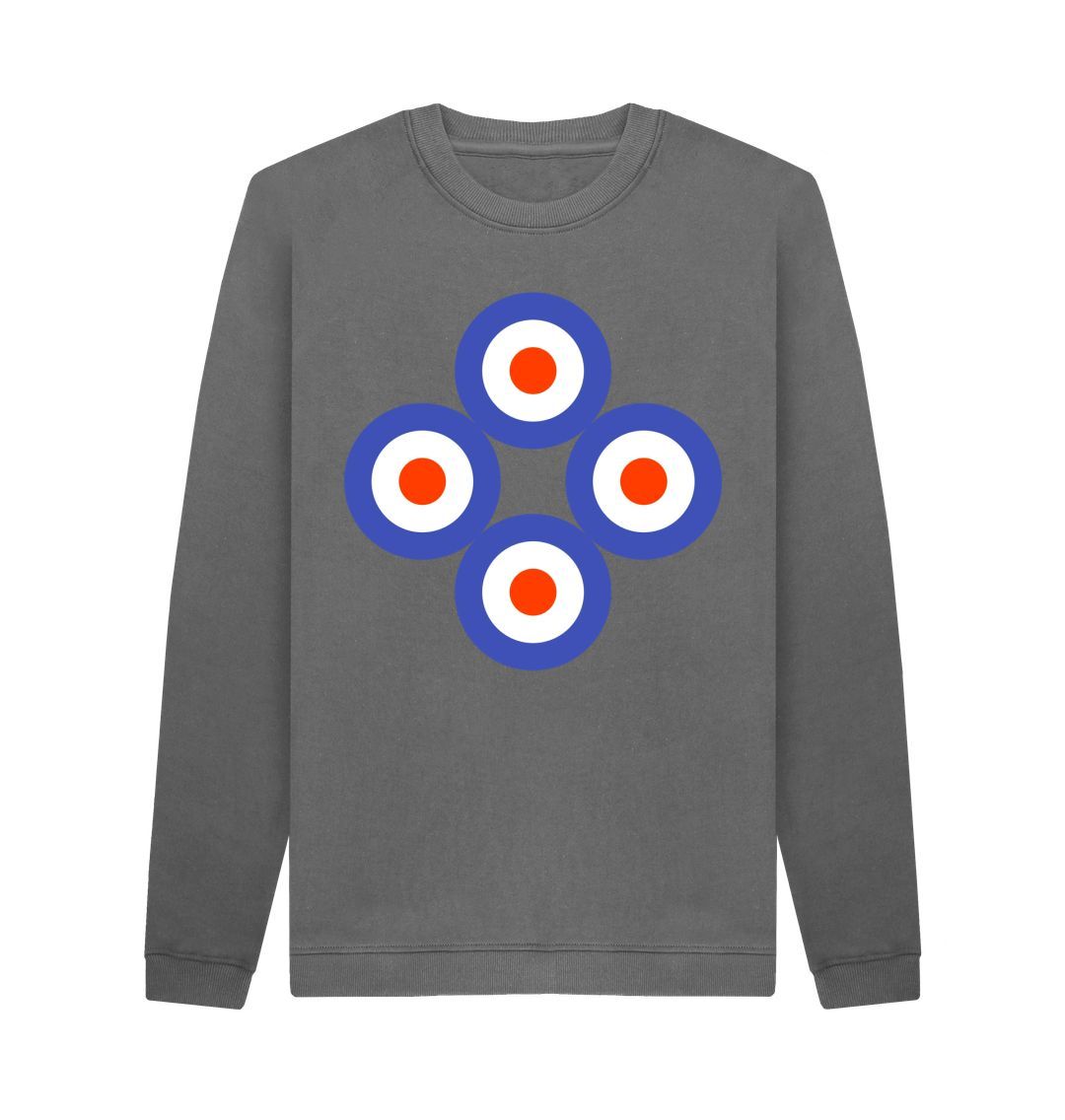 Slate Grey The Four Targets - Sweatshirt