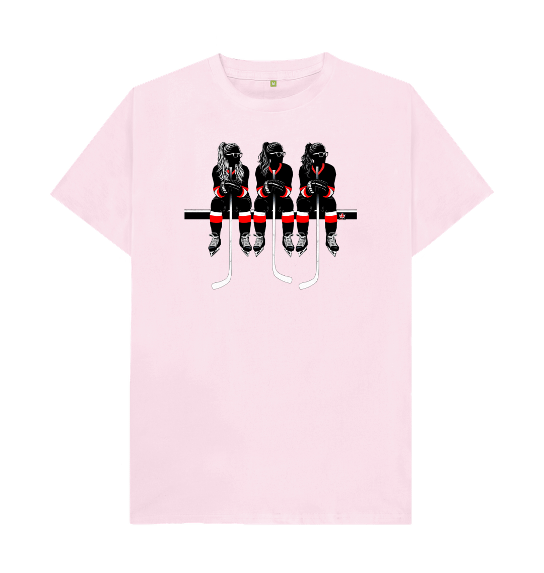 Pink Red-White Bench Unisex t-shirt