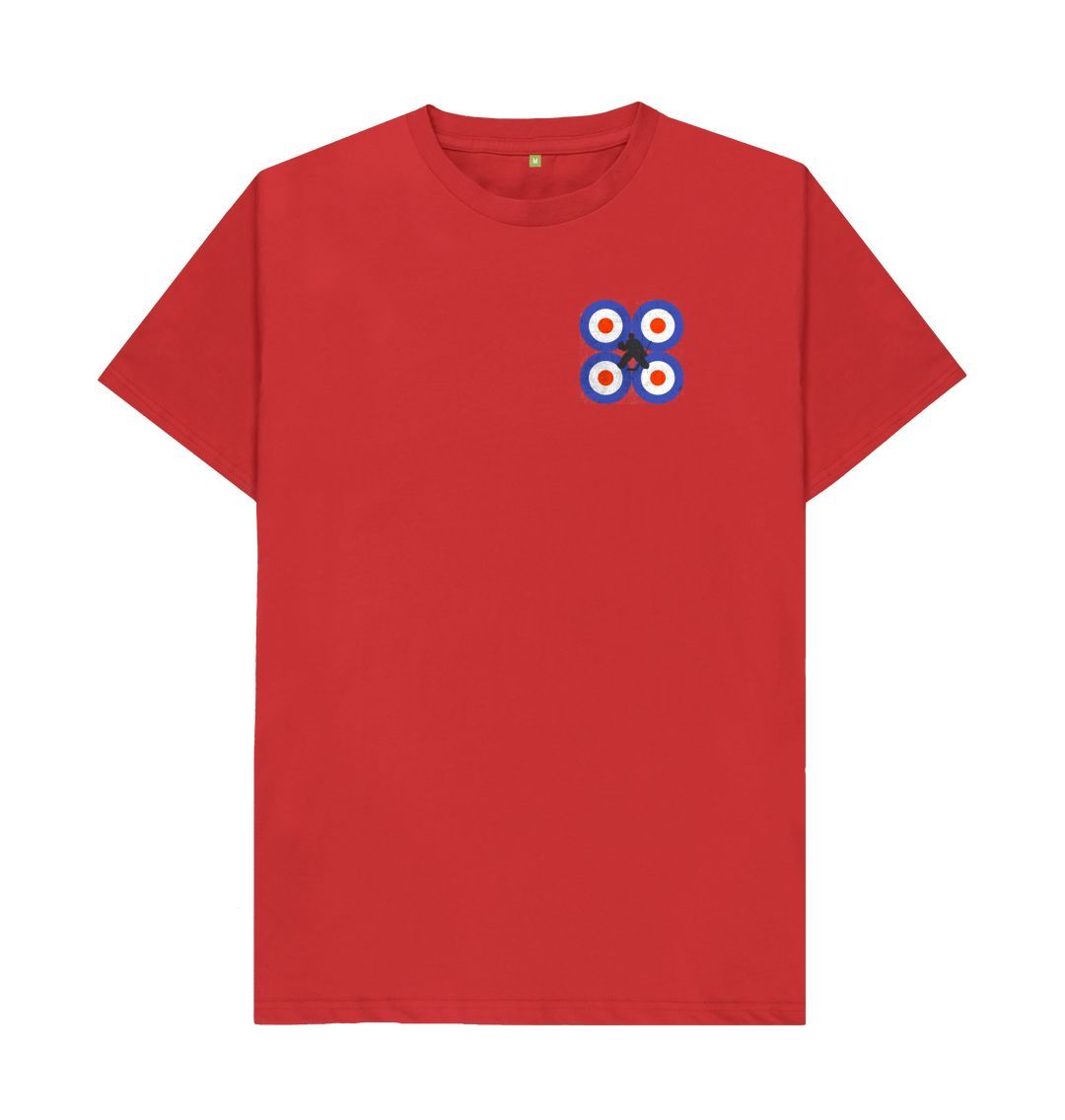 Red 4 Target and a Goalie (small logo)