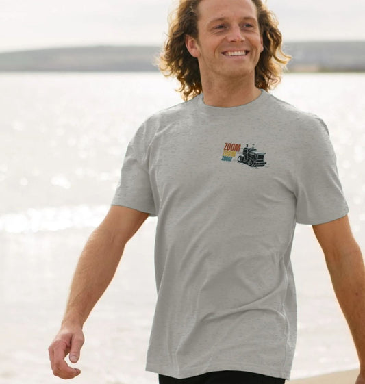 Men's Zoom Zoom Zoom T-shirt Recycled cotton - BritBoyDesigns