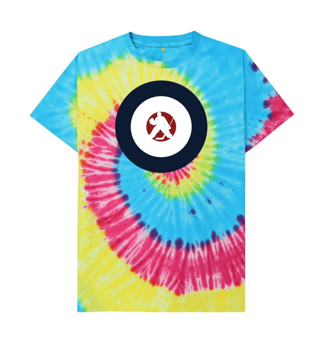 Tie Dye Dark Mod Target - keeper silhouette