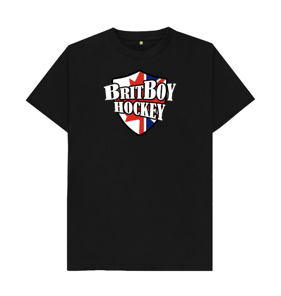 Black BritBoy Hockey TShirt